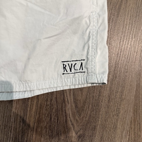 RVCA Opposites Elastic Boardshorts Mens Blue Swim Beach Surfing Trunks Medium - Picture 2 of 8